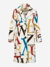 STYLE 73880 DOLCEZZA SHERPA 'ALPHABET' PRINT COAT -